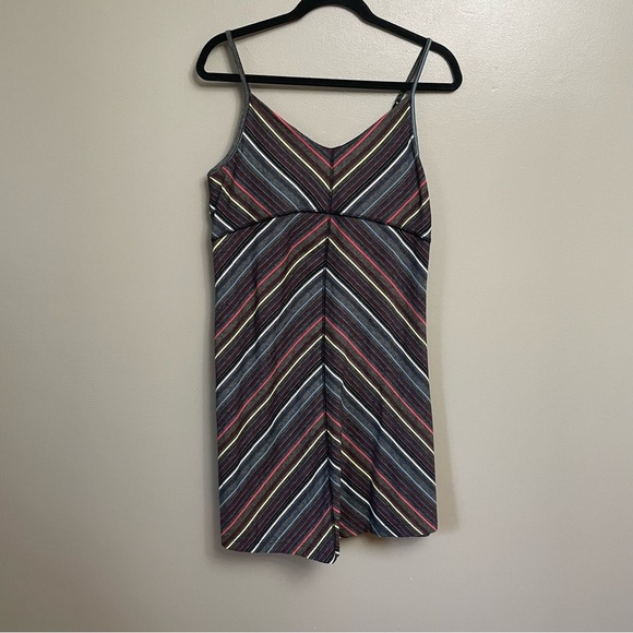 Royal Robbins Womens size Medium Striped Strappy Tank Dress Athleisure - Picture 1 of 8
